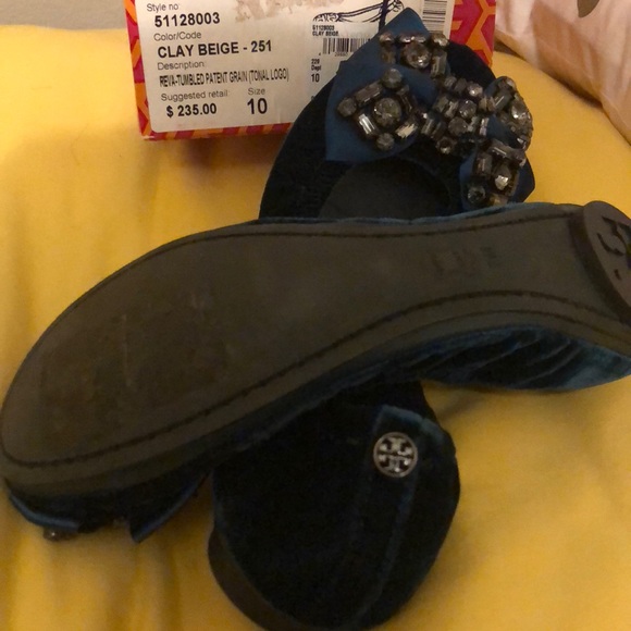 Tory Burch Shoes - Tory Burch babydoll slippers.